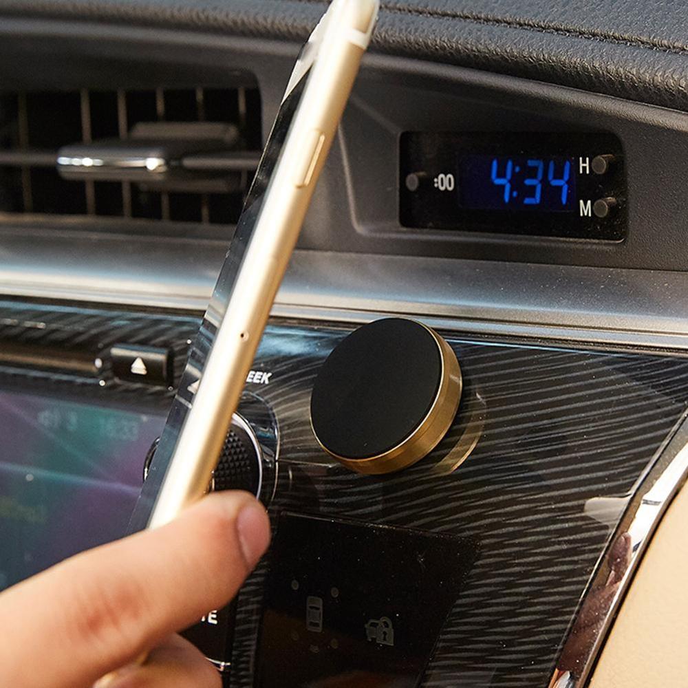 Mobile Phone Navigation Bracket Magnetic Car Phone Sticker Stand Mobile Mount Desk Universal Support Metal Car Wall Holder D6G2