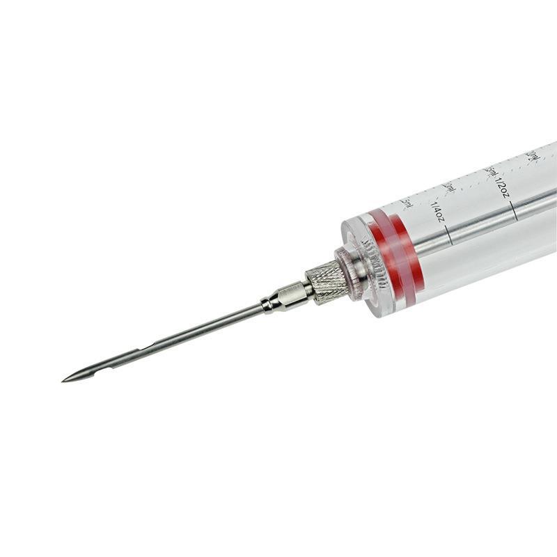 Kapmore Vlees Injector Kit Draagbare 5Pcs Rvs Marinade Zetgroep Turkije Injector Vlees Gereedschap Bbq Gereedschap Accessoires