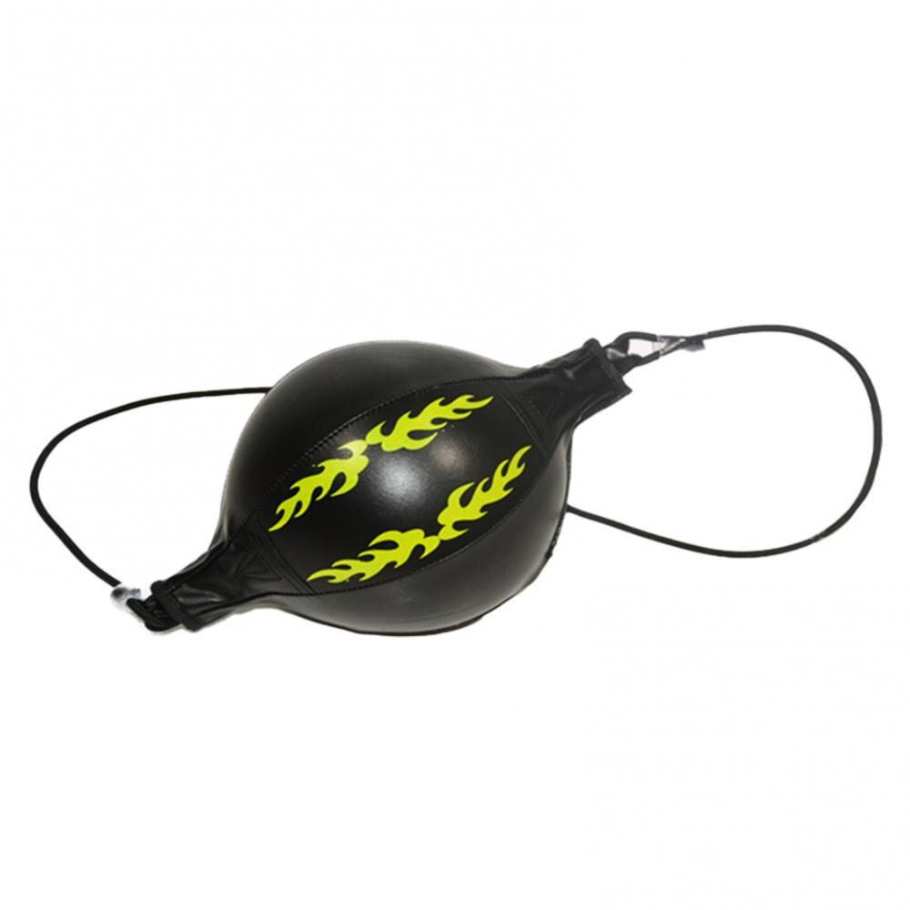 Boxing Fitness Faux Leather Punching Ball Muay Thai Bodybuilding Inflation Speed Punching Ball