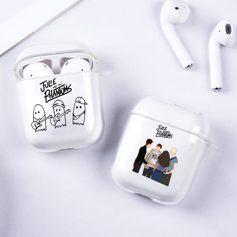 Julie and the phantoms oordopjeshoesje voor airpods 2 1 draadloze bluetooth oordopjeshoesje hoofdtelefoonhoesje voor airpods 2