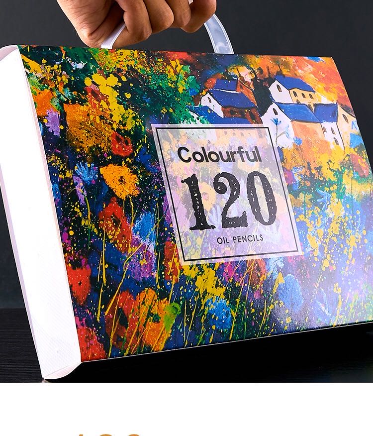 Watercolor Pencils Set and Oil Pecils Pencils Set Artist Painting Sketching Wood Color Pencil School Children Art Supplies