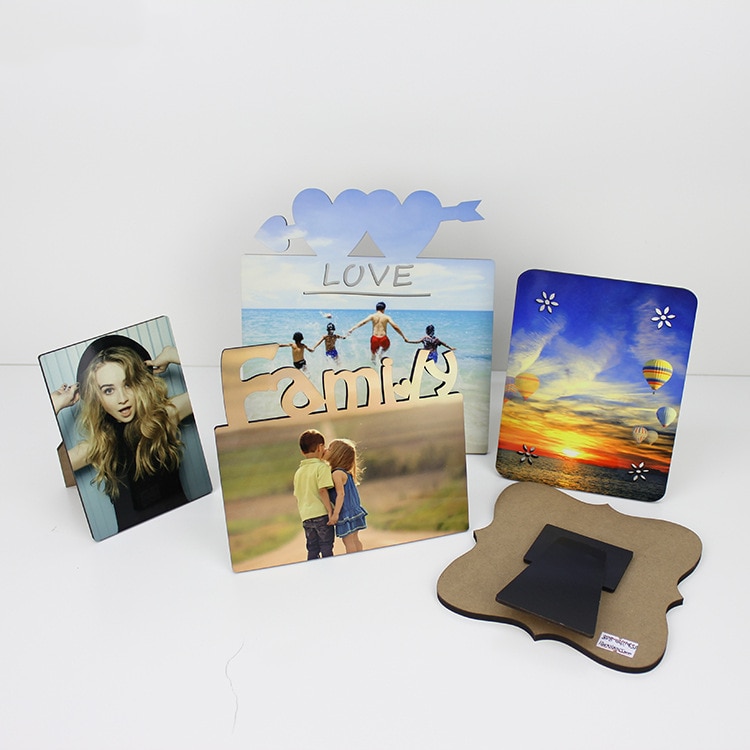 2 st tom sublimering mdf fotoplatta 210*180*5mm tag diy utskrift sublimering bläcköverföringsutskrift