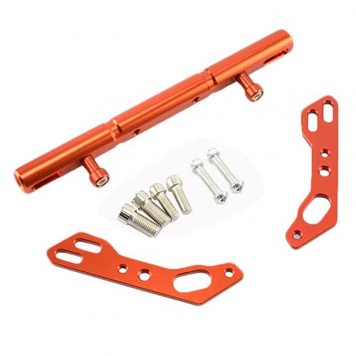 Motorcycle Aluminum Alloy Handlebar Balance Motorbike Handle Cross-bar: Orange