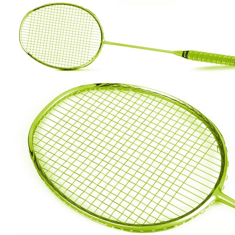 100% Carbon Professionelle Badminton Schläger mit tasche Ultraleicht Offensive Badminton Schläger Schläger outdoor sport Sporting waren: cyan-blue
