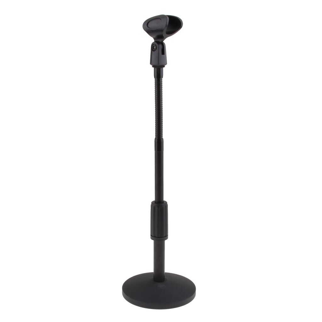 Foldable Desktop Tripod Microphone Stand, 360° Adjustable Rack for Recording Podcast or Desktop