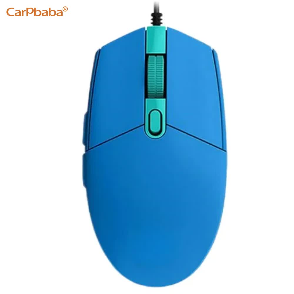 Carpbaba G102 Wired Lightweight Computer Mouse 1000dpi RGB Ergonomic Esports Gaming Mouse PC Gaming Laptop Office Accessories: black