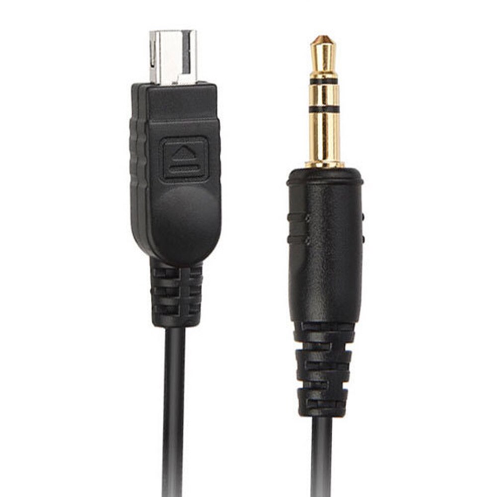 Disparador con Control remoto negro, adaptador de cámara, Cable de conexión, enchufe de Metal para estudio fotográfico, disparador DSLR para Nikon D5200