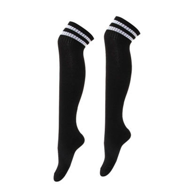 Calcetines deportivos de algodón para hombre y mujer, leggins por la rodilla, fútbol, béisbol, fútbol, tobillo en la rodilla, 1 par,