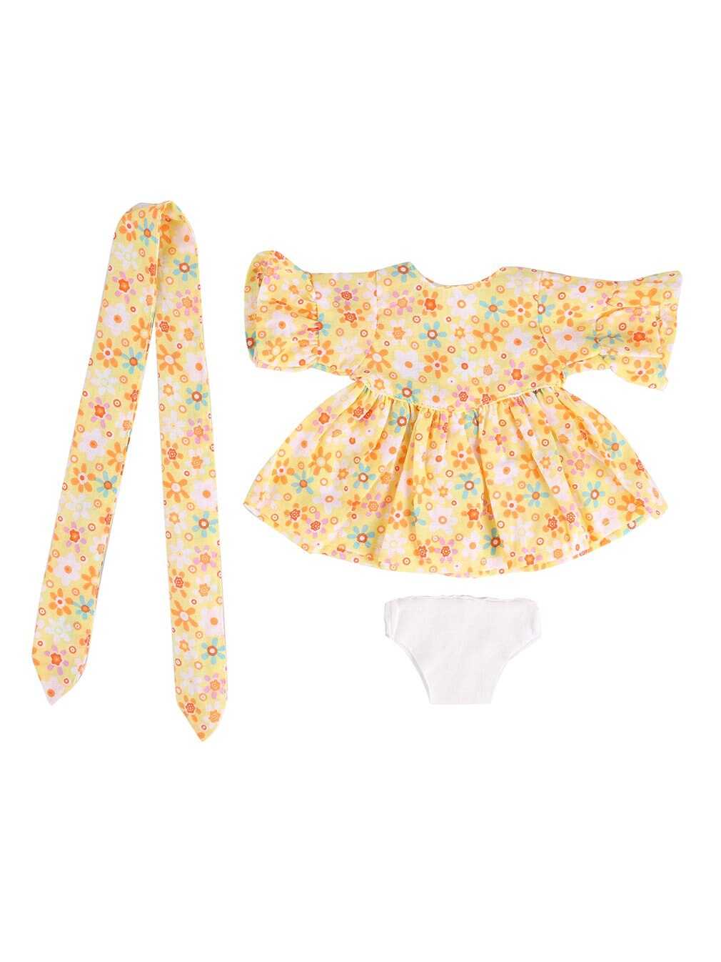 Vestido de muñecas de 30 CM para niñas, ropa de muñecas DIY, vestido de , accesorios para muñecas, casa de juegos, juego de vestir: yellow 1