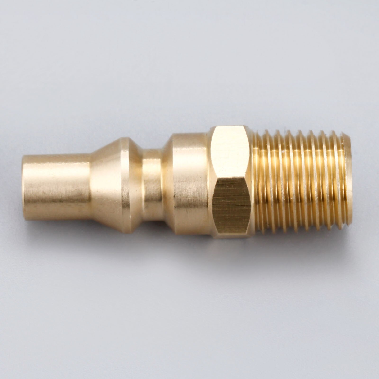Hicello 1 Stück LPG Brass Connection Angle 90 ° 1/4 Left Gas Cooker