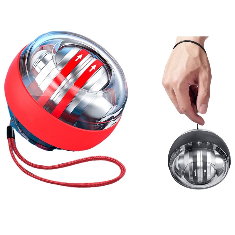 Handgelenk stärke Kreisel Ball, handgelenk Verstärker und unterarm Trainer für muskelaufbau (schwarz/verrotten)