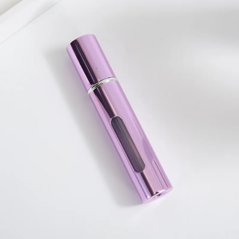 8/10 ml Mini Tragbare Nachfüllbare Parfüm Flasche Zerstäuber Pumpe Aluminium sprühen Flasche Kosmetische Behälter Reise machen-hoch-Werkzeug