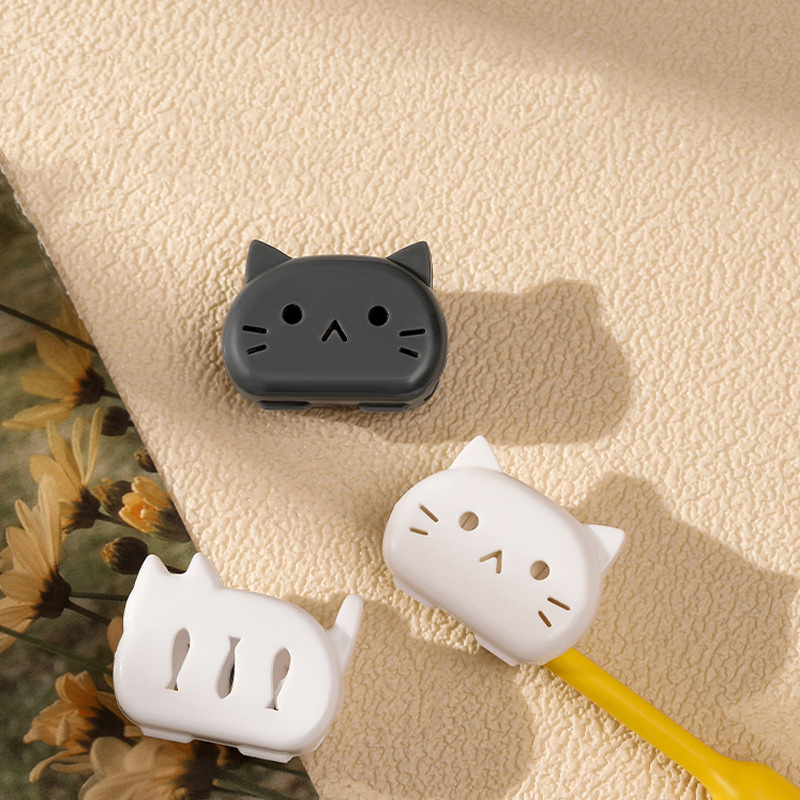 Draagbare Opzetborstel Cover Clips Plastic Stofdichte Hoofd Kiemdichte Protector Caps Reizen Wandelen Camping Badkamer Accessoires