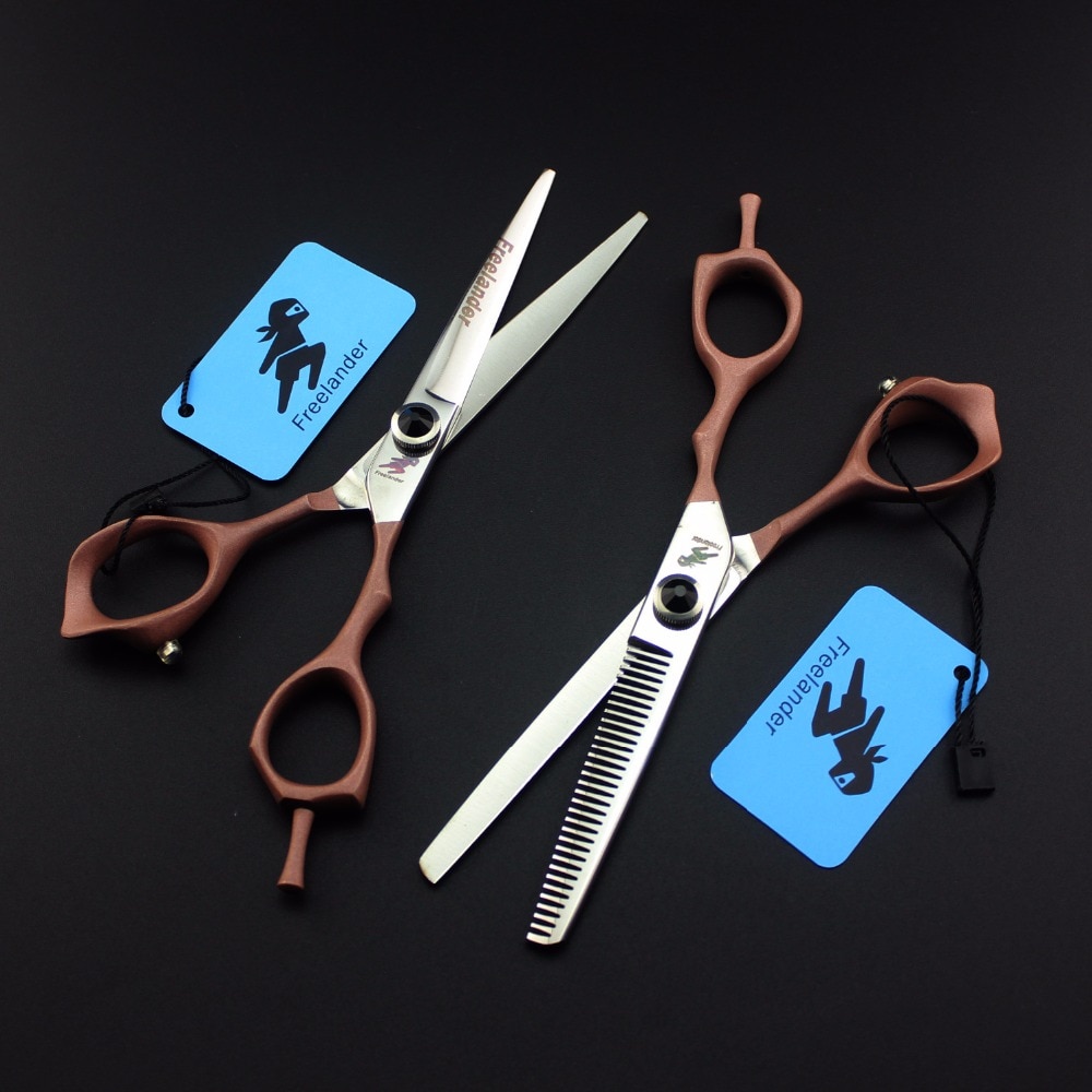 6 Inch Pet Dog Grooming Scissors Set Pet Clipper Straight Thinning Shears