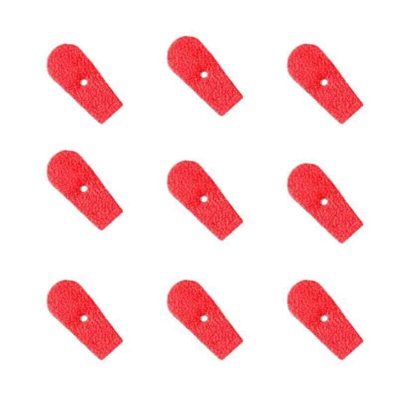 1 Set Piano Tuning Tool Piano Accessories 90pcs Upright Piano Bridle Strap Red Tips Leather Head