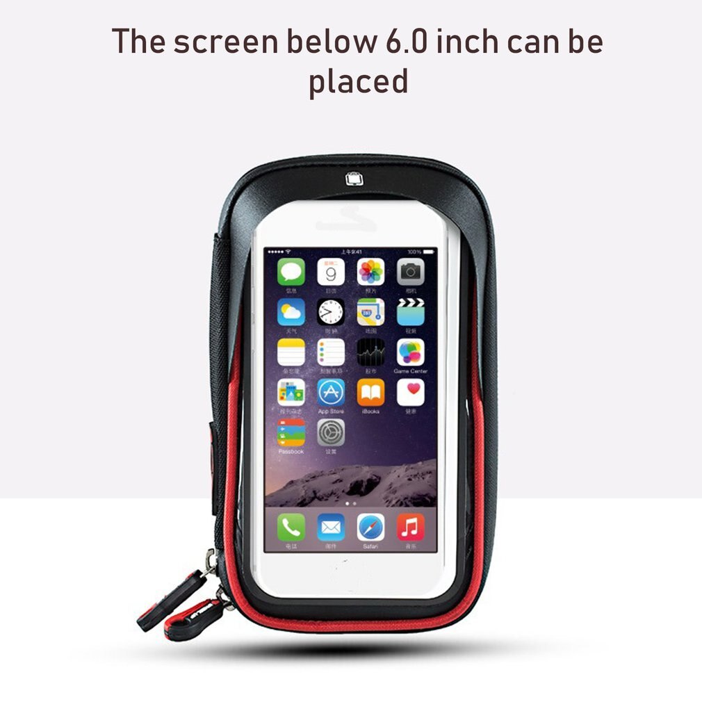 Fiets mobiele telefoon houder waterdichte houder tas neutrale tpu fietstas fietstas voortas navigatiestandaard