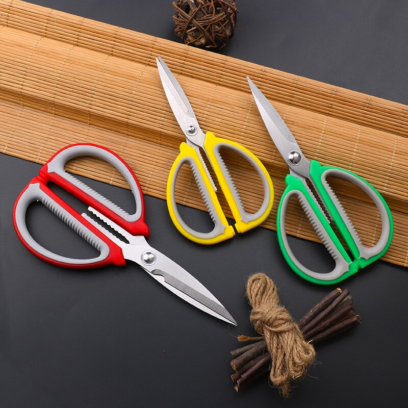Huishoudelijke Tailor Schaar Draad Stof Cutter Office Security Plastic Handvat Kinderen Briefpapier Diy Rvs Schaar G