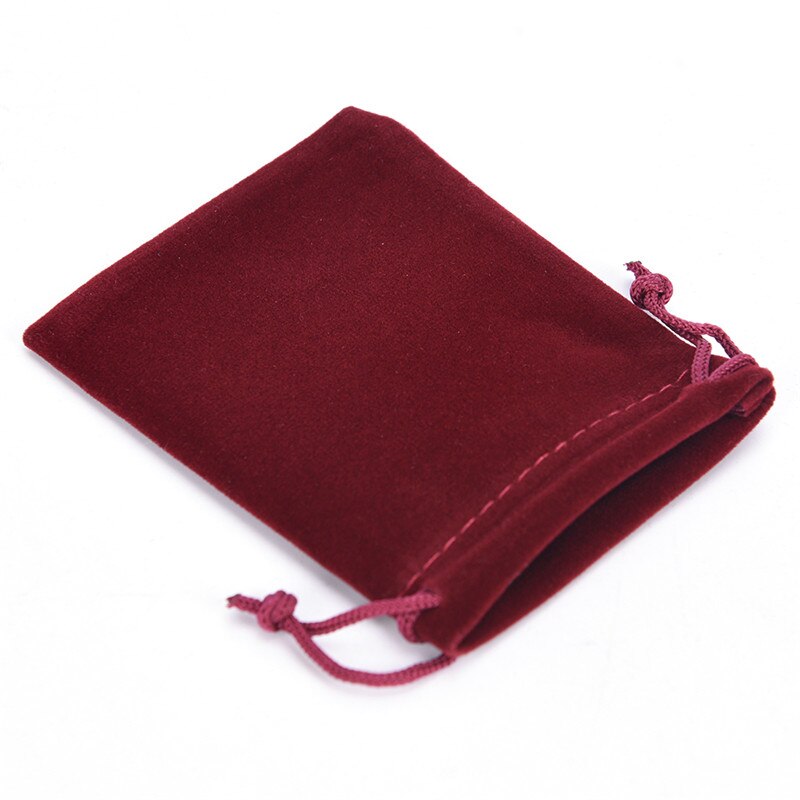 10 Pcs 7X9Cm Velvet Koord Zakjes Sieraden Christmas Zak Verpakking Zakken