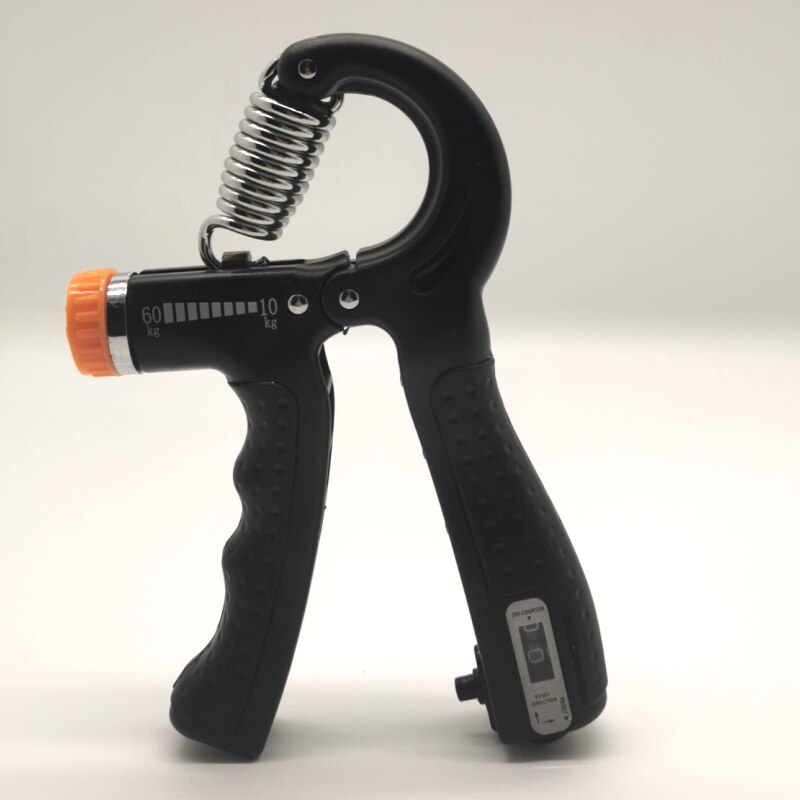 10-60Kg Adjustable Heavy Gripper with counter Fitness Hand Exerciser Grip Wrist Training Spring Finger Pinch Carpal Expander: Gold