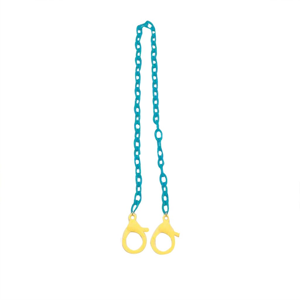 Gezichtsmasker Lanyard Handy & Handig Veiligheid Masker Rest & Houder Touw Opknoping Chain Hals Opknoping Sujeta Mascarillas Salvaorejas: Blauw