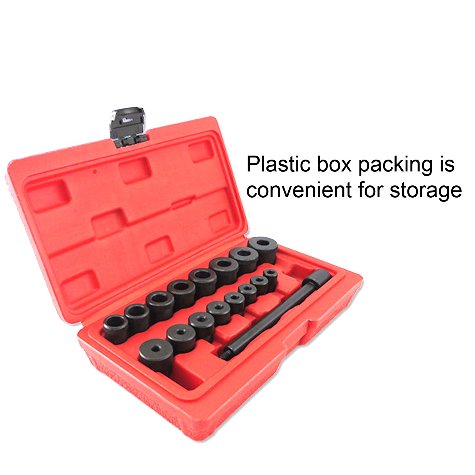 17pcs Metal Centring Mandrel Clutch Tool Kit Clutch Installing Tool Coupling Spine Set Car Accessories