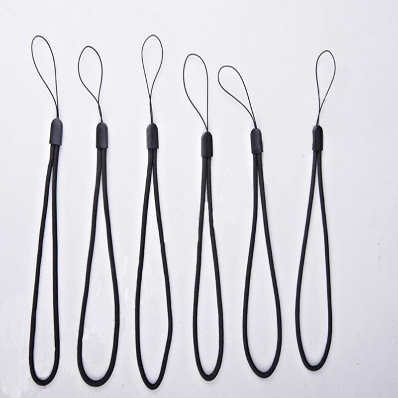 5pcs Hand Wrist Strap Lanyard for Camera Cell phone ipod mp3 mp4 Lanyards Paracord 550 7 Strand black