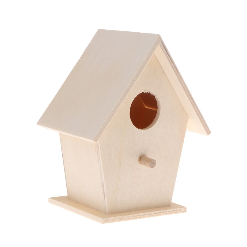 HGRGHH 4 Pièces Kit Nichoir DIY Enfants – Maison D'Oiseau à Peindre Et Construire, Avec Peintures Et Pinceaux, Activité Manuelle Créative Pour Filles Et Garçons
