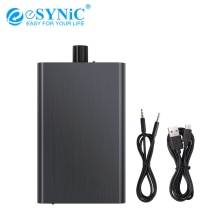 Esynic Draagbare 16-300Ω Hifi Oortelefoon Hoofdtelefoon Versterker Ingebouwde Power Bank Met Bass Gain Schakelaar 3.5M Aux Oortelefoon amp