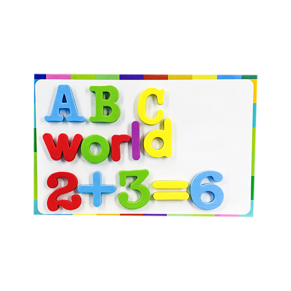 Magnetic Letters Numbers Alphabet ABC 123 Fridge Magnets Plastic Educational Preschool Learning Toy Set Uppercase Lowercase Math