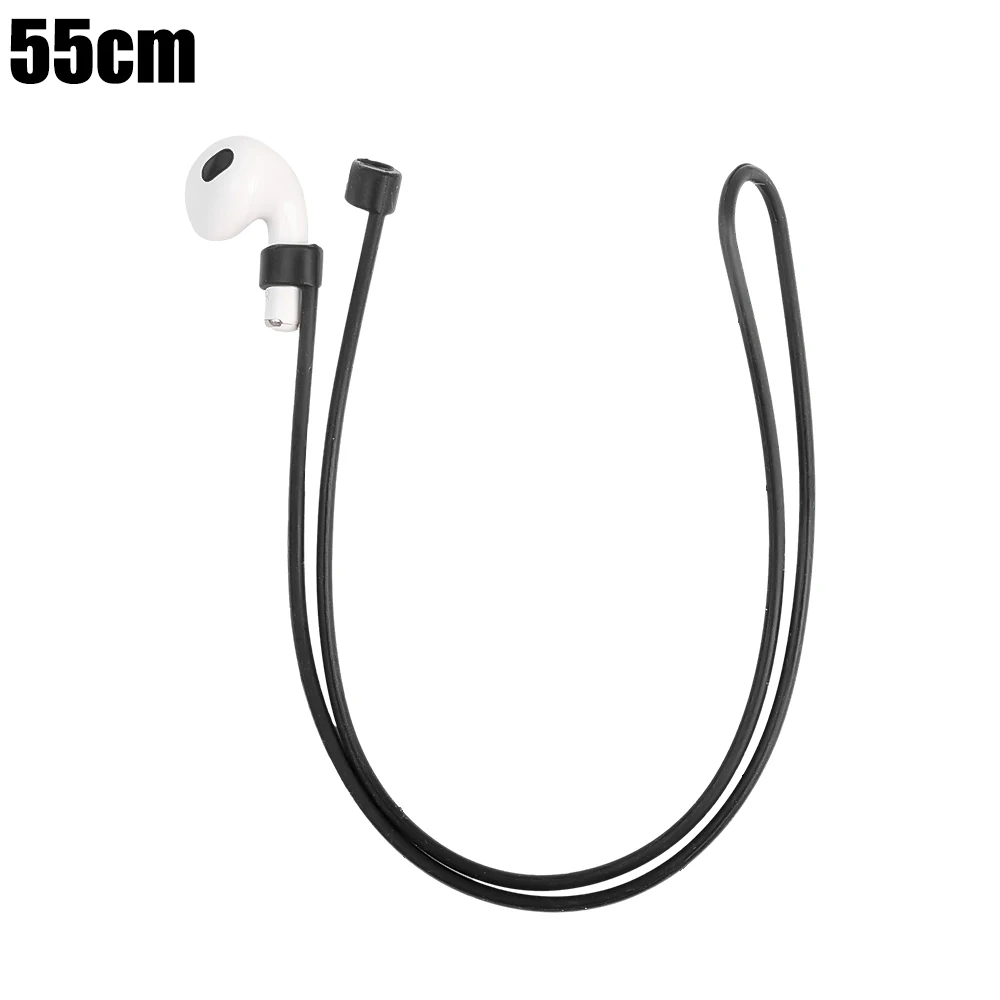 4/1 Uds correas deportivas antipérdida para Apple AirPods Pro Universal anticaída auriculares cuerda para el cuello auriculares Cable de silicona: 3XS / Olive