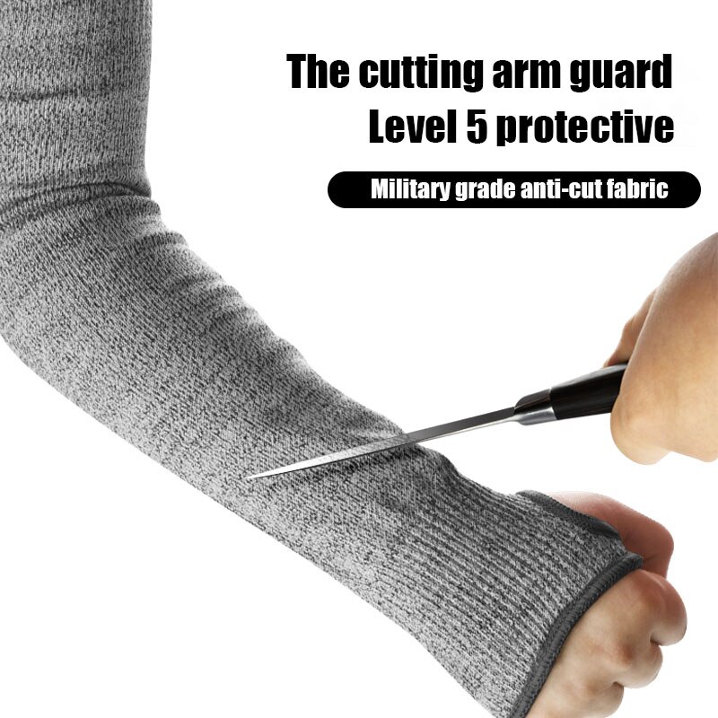 Anti-cut arm shield glass wrist guard outdoor protective equipment hand elbow anti-scratch wood worker protective sleeve