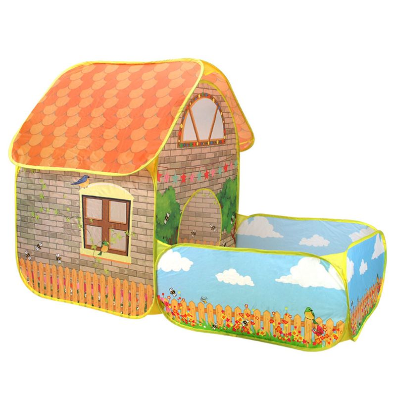 1Pcs Kinderen Tuin Kleine Huis Popup Tent Outdoor Activiteiten Indoor Kruipen Opvouwbare Game Tent Kinderen Spelen Huis speelgoed