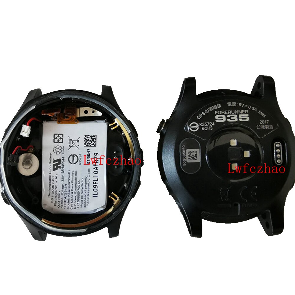 Originele kit voor garmin forerunner 935 horloge origineel vervangingsonderdeel voor batterijdeksel achterkant