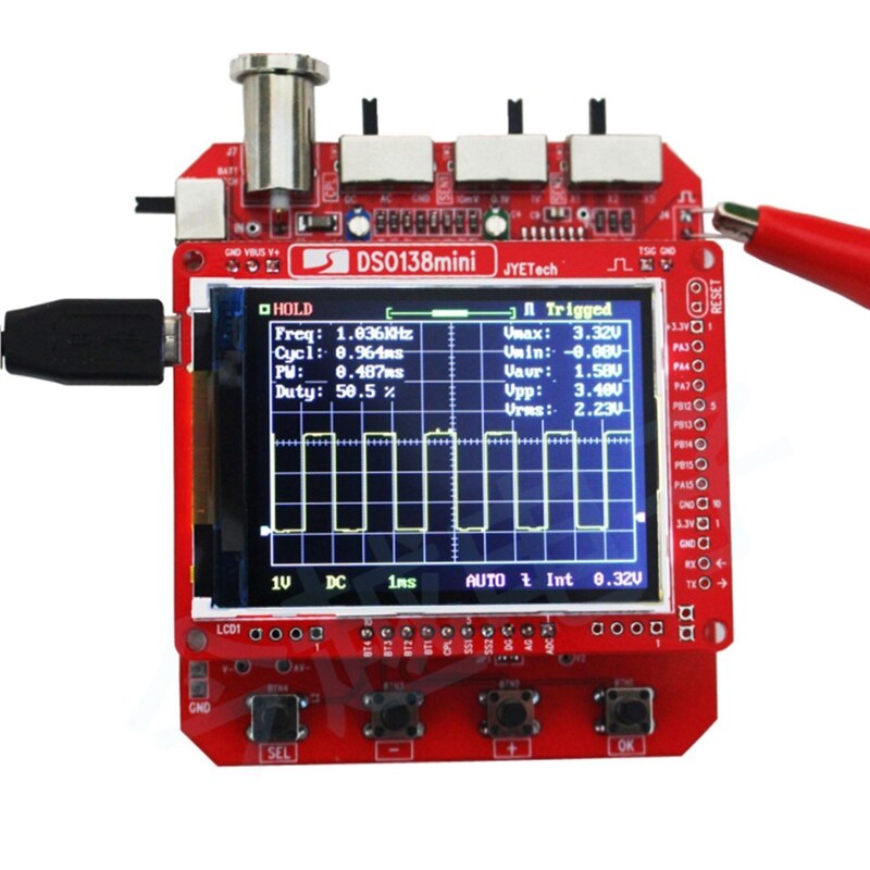 DSO138Mini Digitale Oszilloskop Bausatz DIY Lernen Tasche-Größe DSO138 Aktualisierung