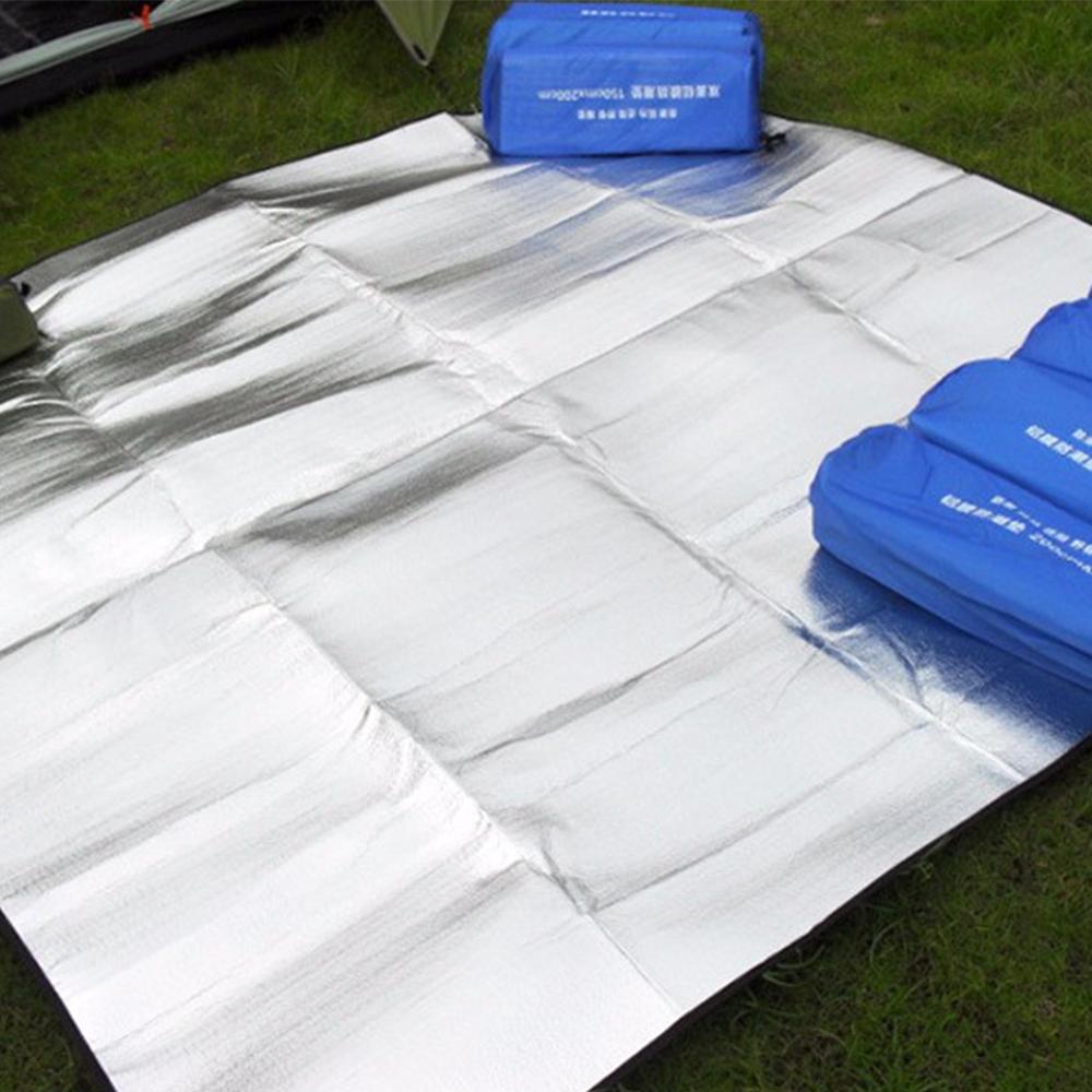 Camping matt Wasserdichte Aluminium Folie EVA Schaum Zelt matt Strand Matratze falten Schlafen Decke Ultraleicht draussen Picknick Pad