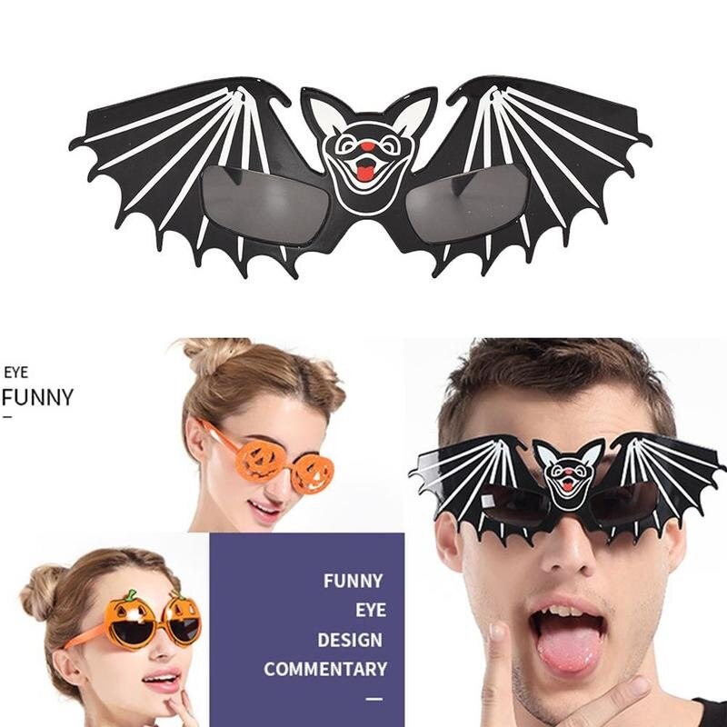1pc Halloween Glasses Pumpkin Skull Skull Spider Web Glasses Decorations Scary Accessories Cosply Masquerade Funny Eyeball Q4V5