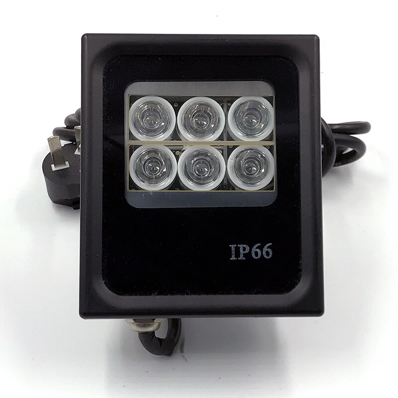 6 PCS LED 30m cctv high power light lamp IP66 white LED light Illuminator for cctv security camera system Night Vision SI-B6IR