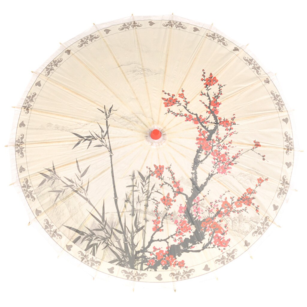 Mestiere di Carta Oleata Ombrello Da Pioggia Delle Donne di Ballo Decorativa Cinese Ombrello Giapponese Prestazioni Oggetti di Scena D'epoca retrò Cosplay d2: I