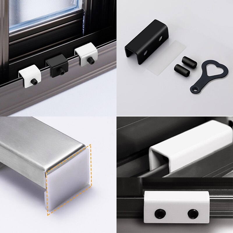 Sliding Sash Stopper Cabinet Locks Door Window Lock Limiter Window Lock Translation Screen Lock Child Window Security Lock