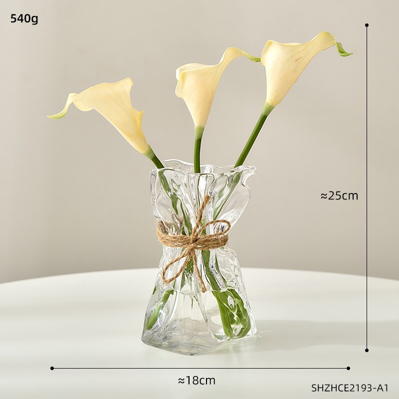 Glazen Vazen Transparante Tafelblad Decor Terrarium Thuis Decoratie Vazen Voor Bloemen Woonkamer Decoratie Tafelblad Accessoires