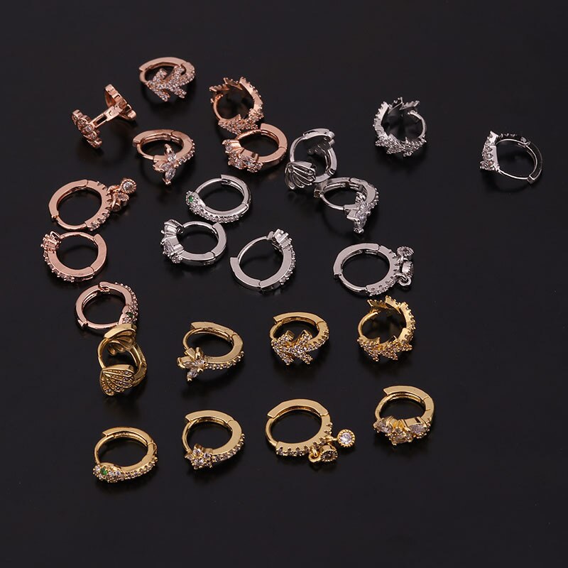 1Pc Stainless Steel Snake Cartilage Earrings Earrings Helix Cartilage Earring Piercing Jewelry Women