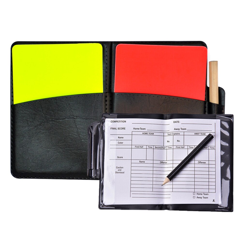 Soccer Referee Red Yellow Card Record Football Match Warning Card for Sports SEC88