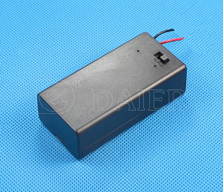 20PCS Black Plastic 9V Battery Case Holder with On/Off Switch Waterproof Cap 6 Inch Wire SBH-9V Active Guitar Pickup