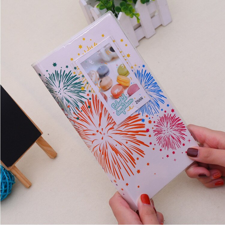 Los Fick – Album Photo avec 84 pochettes, coloré, pour Fuji Instax Mini 7s 8 25 50s: Firework