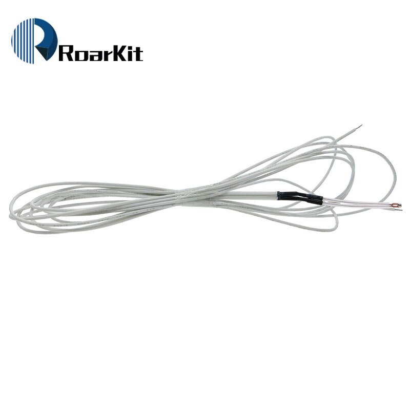 10Pcs/lot 100K ohm NTC 3950 Thermistors With Cable For 3D Printer Part Temperature Part 1M Line Reprap Mend Parts