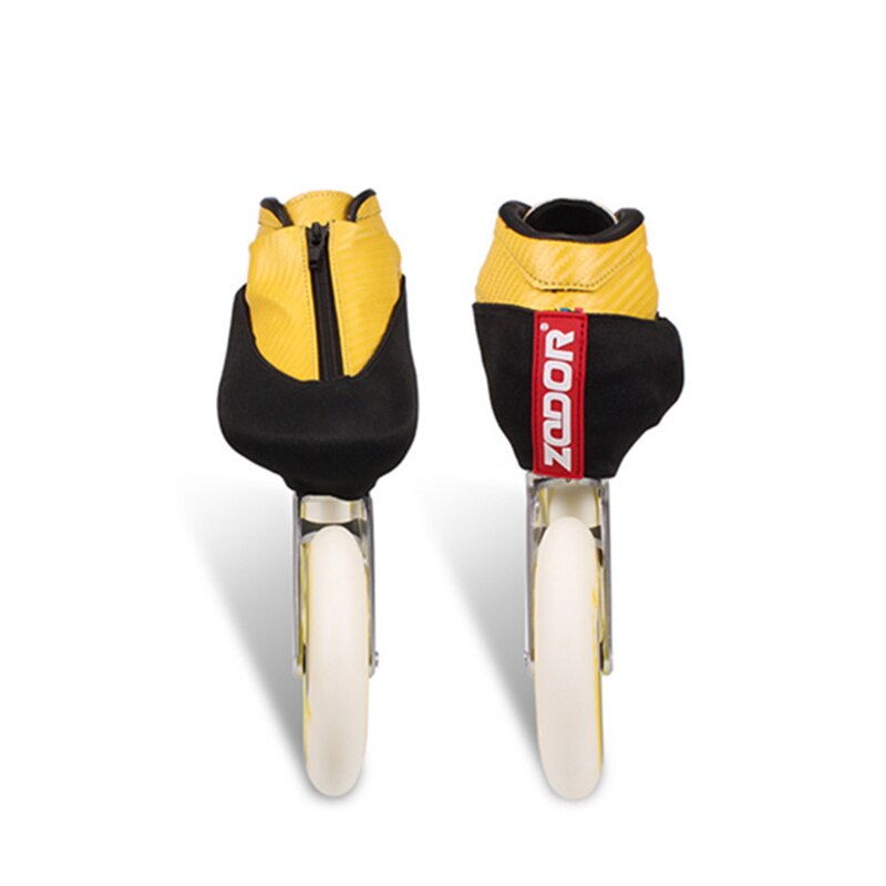 Protector de doble capa elástico para patinaje sobre hielo, Protector para patinaje de velocidad, resistente al desgaste, 1 par
