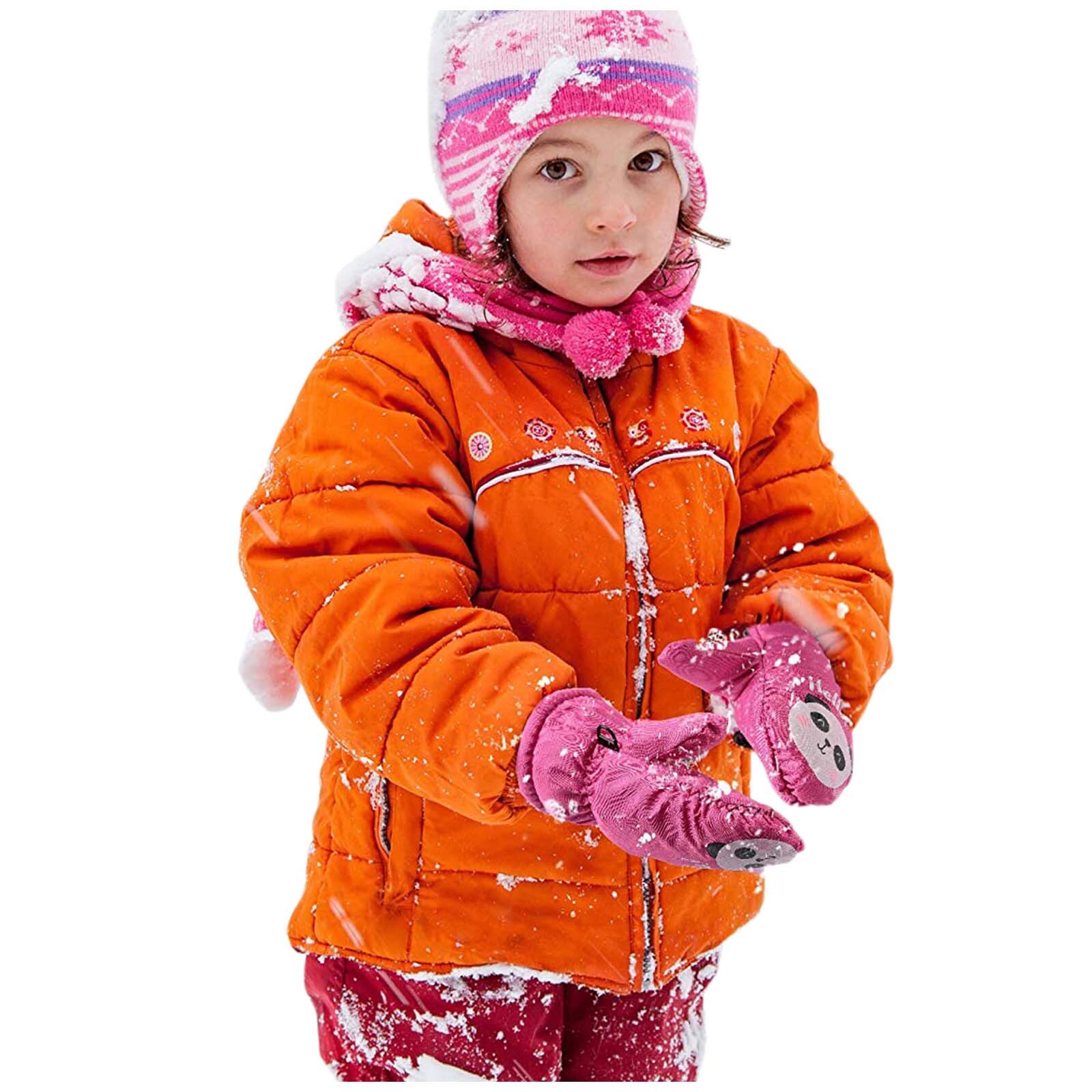 Anti-Unterhose Karikatur Leder freundlicher Winter Warme Handschuhe Winddicht Für freundlicher freundlicher Ski Radfahren Klettern Ich bin Freien Wasserdichte Handschuhe