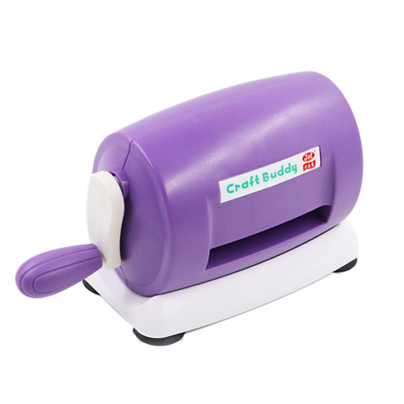Botique-DIY Paper Cutting Machine Embossing Die Cut Machine Scrapbooking Album Card Cutter Tool: Purple