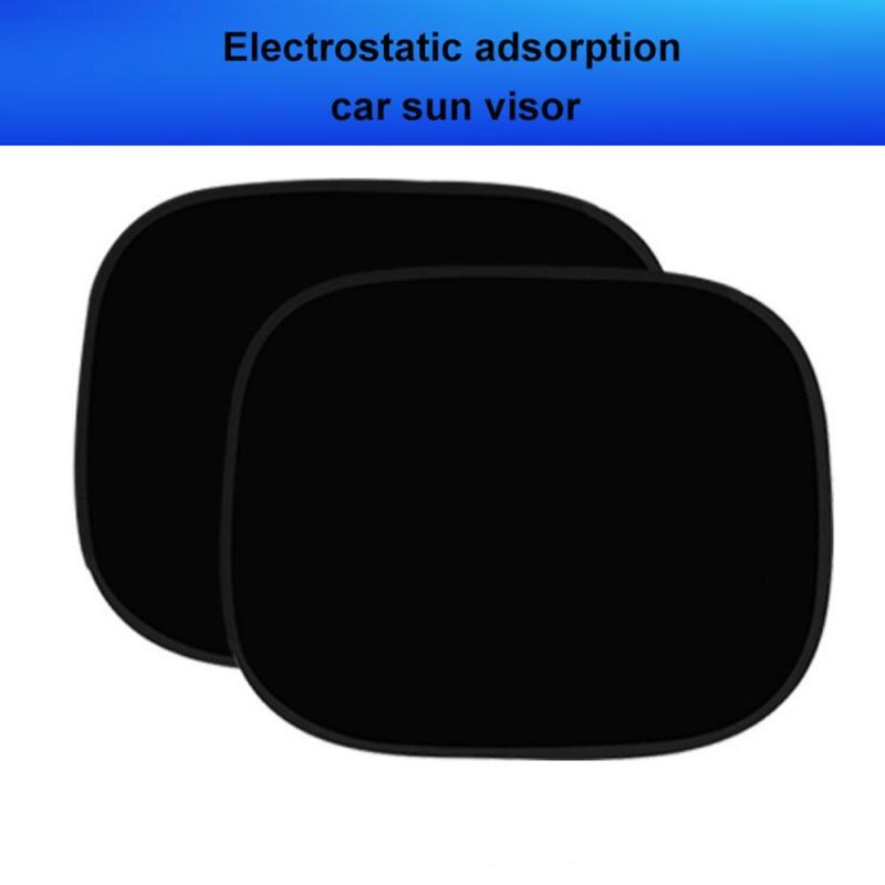 Parasol de ventana lateral para coche, protector de pantalla electrostática, funda Anti-UV, 2 uds.