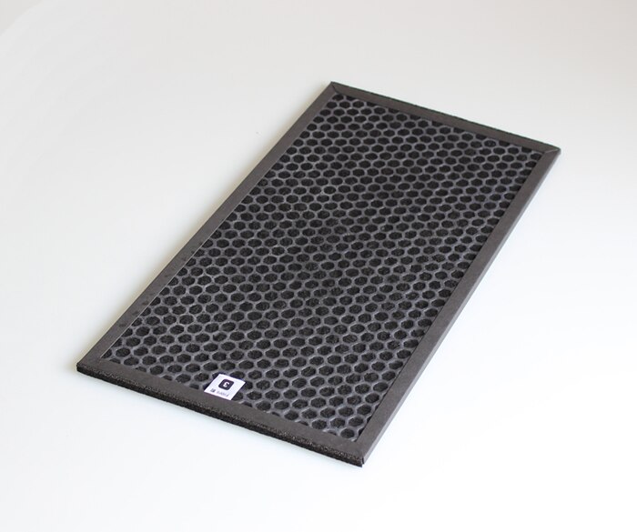 Alkuperäinen oem, f-zxgd 70c aktiivihiili formaldehydisuodatin, koko 434 x 260 x 6mm, f-vxg 70c,  ilmanpuhdistimen osille